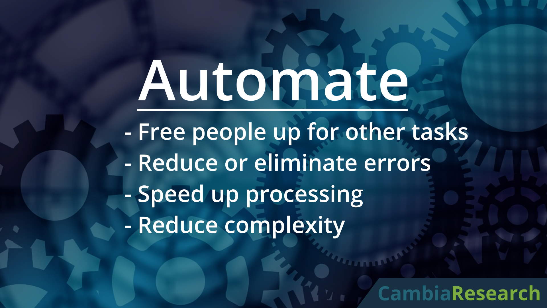 Automate your business processes with custom software.